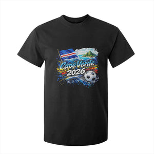 Cape Verde Soccer 2026 Island Flag T Shirt For Kid Cabo Verde Football Team Fans Tropical Pride Gift
