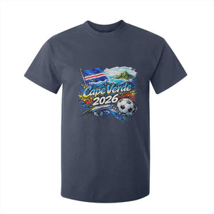 Cape Verde Soccer 2026 Island Flag T Shirt For Kid Cabo Verde Football Team Fans Tropical Pride Gift