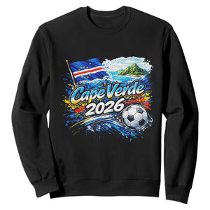 Cape Verde Soccer 2026 Island Flag Sweatshirt Cabo Verde Football Team Fans Tropical Pride Gift