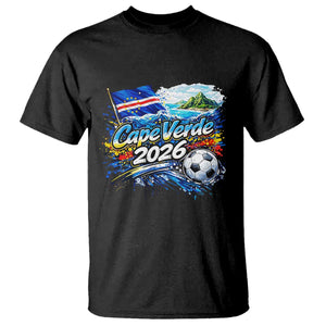 Cape Verde Soccer 2026 Island Flag T Shirt Cabo Verde Football Team Fans Tropical Pride Gift