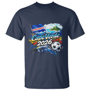 Cape Verde Soccer 2026 Island Flag T Shirt Cabo Verde Football Team Fans Tropical Pride Gift