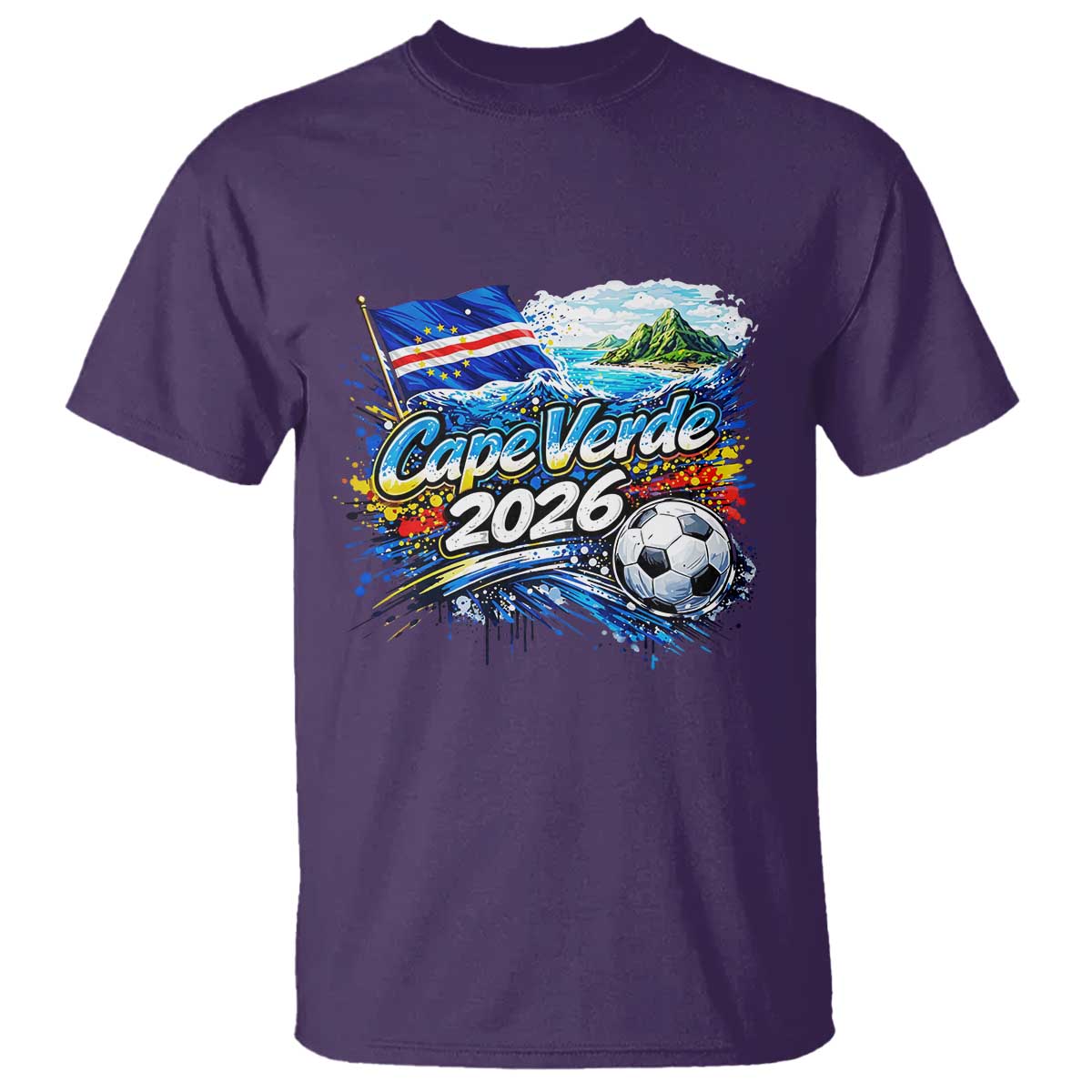 Cape Verde Soccer 2026 Island Flag T Shirt Cabo Verde Football Team Fans Tropical Pride Gift