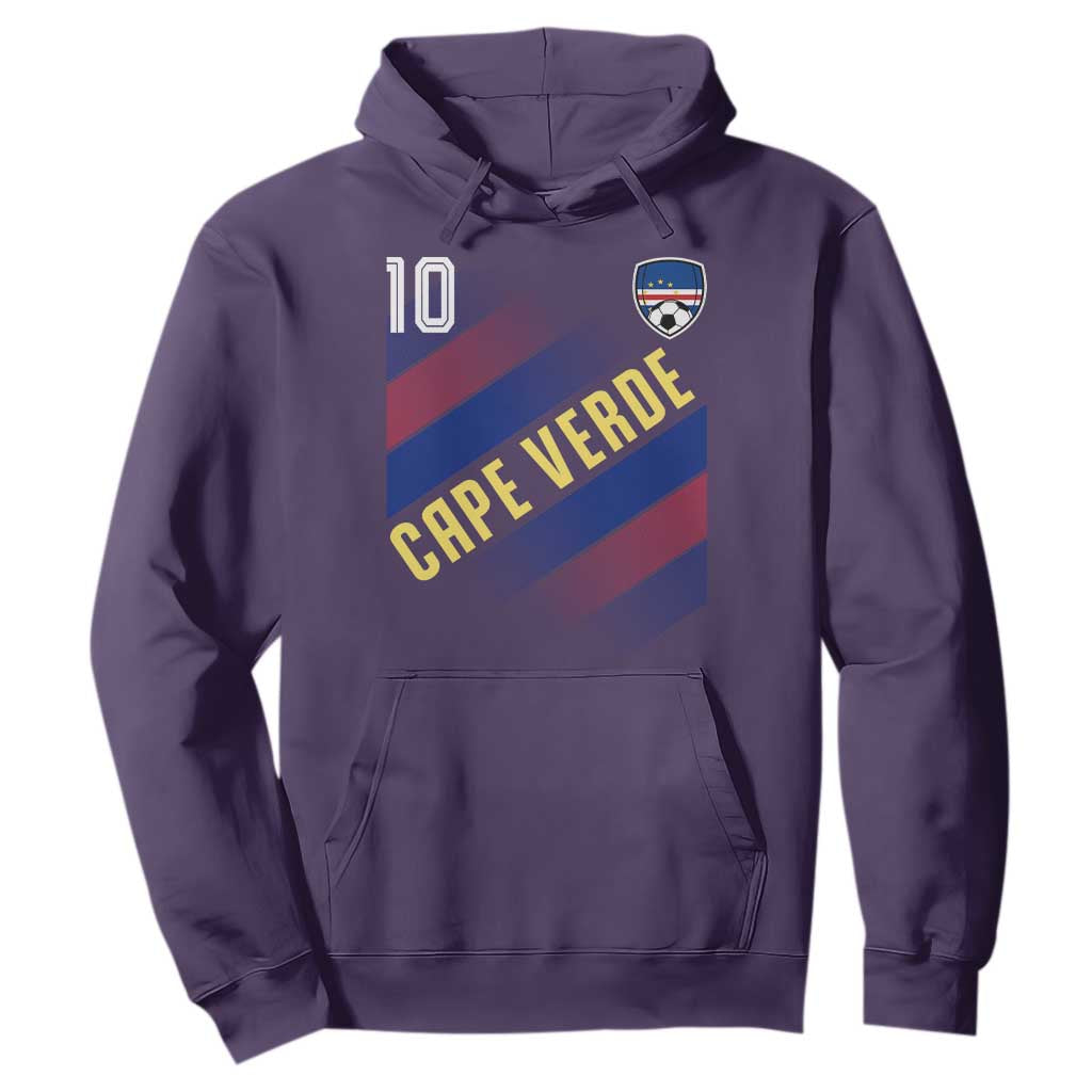 Cape Verde Soccer Jersey Style National Pride Hoodie Cabo Verde Football Fans Number 10 Athletic