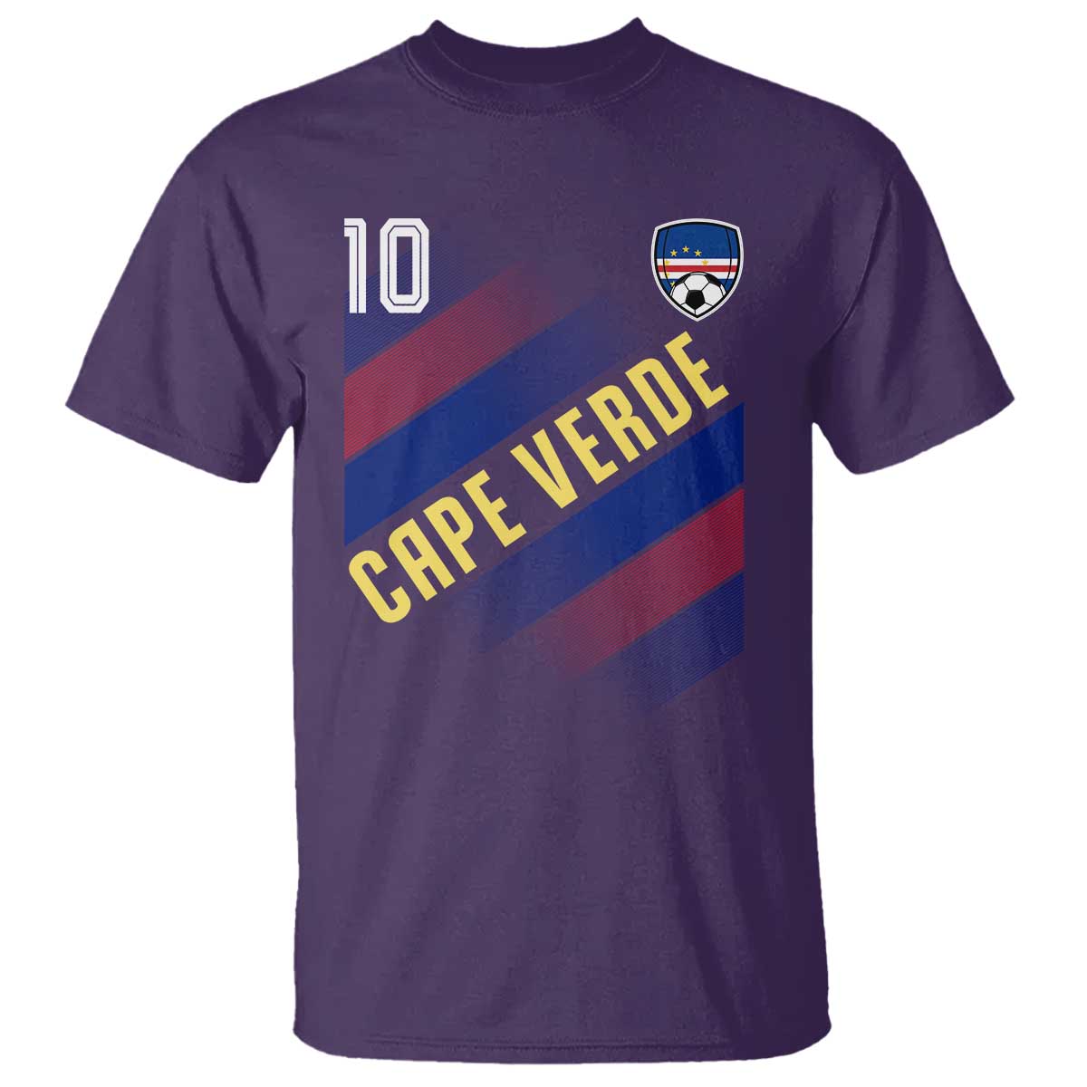 Cape Verde Soccer Jersey Style National Pride T Shirt Cabo Verde Football Fans Number 10 Athletic