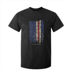 Cape Verde Vertical Brush Stroke Flag Graphic T Shirt For Kid Cabo Verde National Pride Artistic Gift