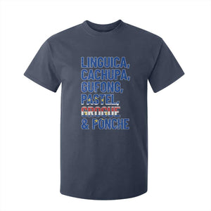 Cape Verde Traditional Food & Drinks List T Shirt For Kid Cabo Verdean Cachupa Grogue Heritage Gift