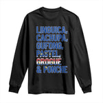 Cape Verde Traditional Food & Drinks List Long Sleeve Shirt Cabo Verdean Cachupa Grogue Heritage Gift