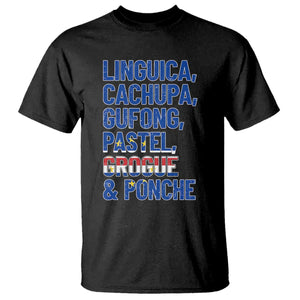 Cape Verde Traditional Food & Drinks List T Shirt Cabo Verdean Cachupa Grogue Heritage Gift