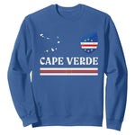 Cape Verde Country Map Shield Emblem Sweatshirt Cabo Verde Roots National Pride Gift