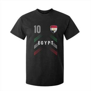Egypt Soccer Sports Graphic Number 10 Jersey Style T Shirt For Kid Proud Egyptian Football Fans Game Day Pride