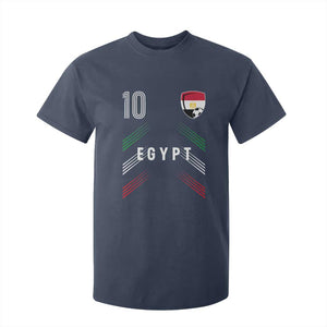 Egypt Soccer Sports Graphic Number 10 Jersey Style T Shirt For Kid Proud Egyptian Football Fans Game Day Pride