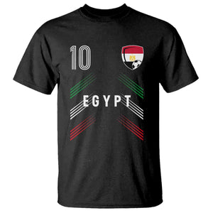 Egypt Soccer Sports Graphic Number 10 Jersey Style T Shirt Proud Egyptian Football Fans Game Day Pride