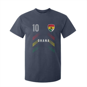 Ghana Soccer Sports Graphic Number 10 Jersey Style T Shirt For Kid Proud Ghanaian Football Fans Game Day Pride