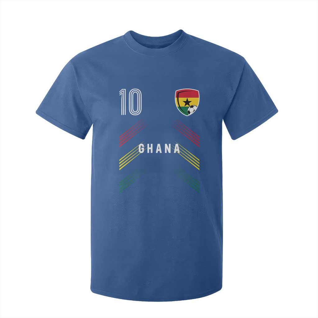 Ghana Soccer Sports Graphic Number 10 Jersey Style T Shirt For Kid Proud Ghanaian Football Fans Game Day Pride