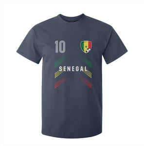 Senegal Soccer Sports Graphic Number 10 Jersey Style T Shirt For Kid Proud Senegalese Football Fans Game Day Pride