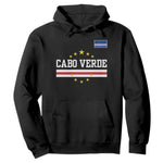 Cabo Verde Athletic Varsity Style Hoodie Cape Verde Flag Stars National Pride