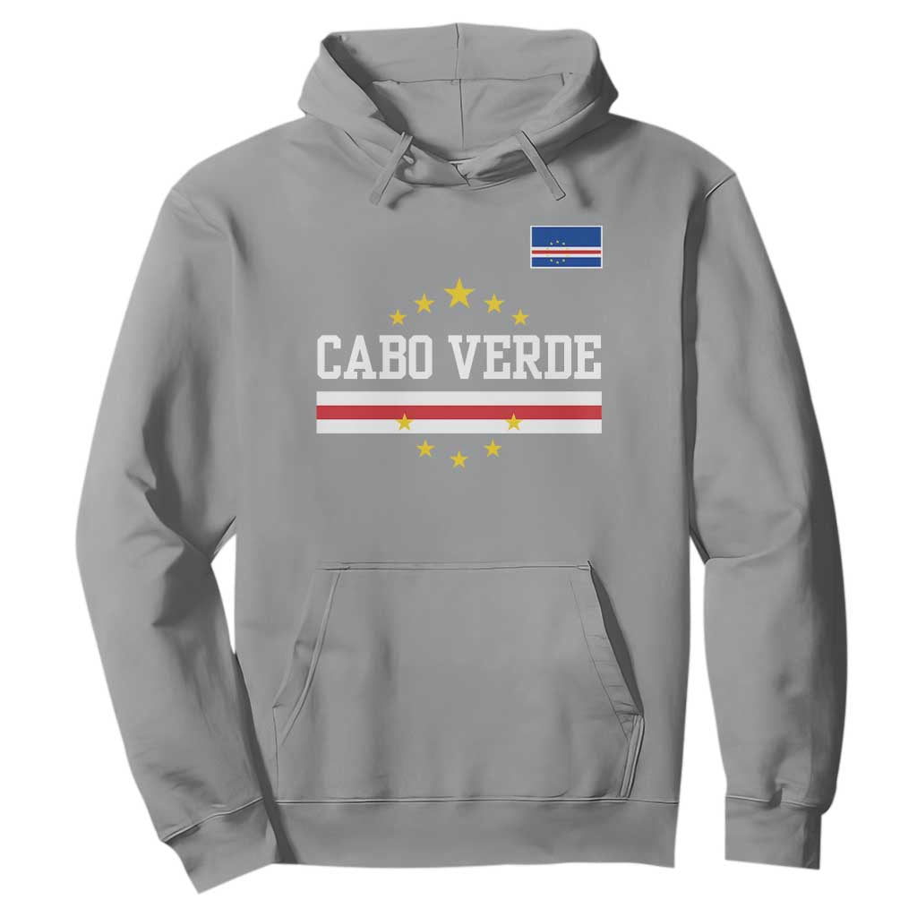 Cabo Verde Athletic Varsity Style Hoodie Cape Verde Flag Stars National Pride