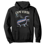 Cape Verde Islands Map National Flag Hoodie Cabo Verde Archipelago Geography Pride