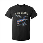 Cape Verde Islands Map National Flag T Shirt For Kid Cabo Verde Archipelago Geography Pride