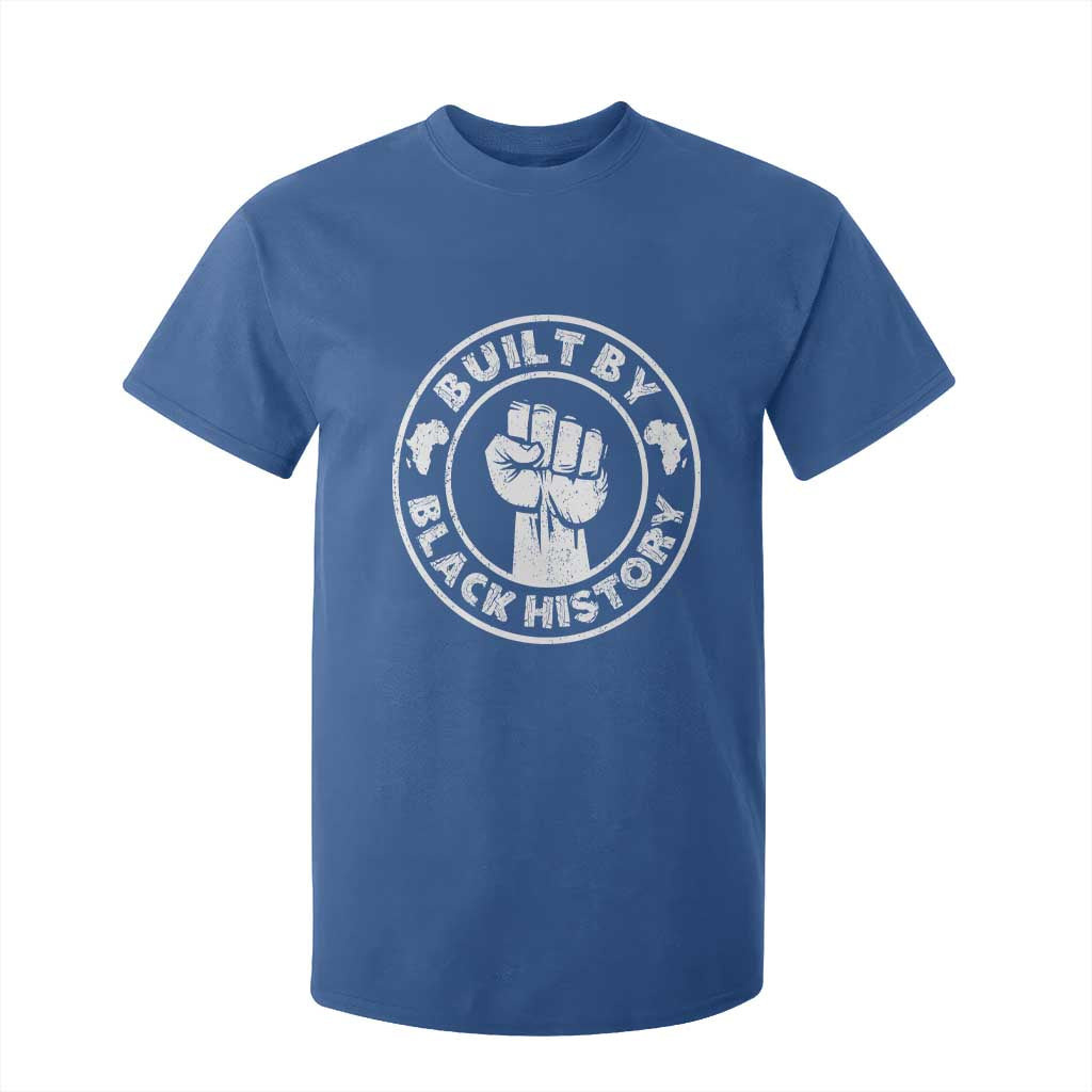 Built By Black History T Shirt For Kid African American Pride