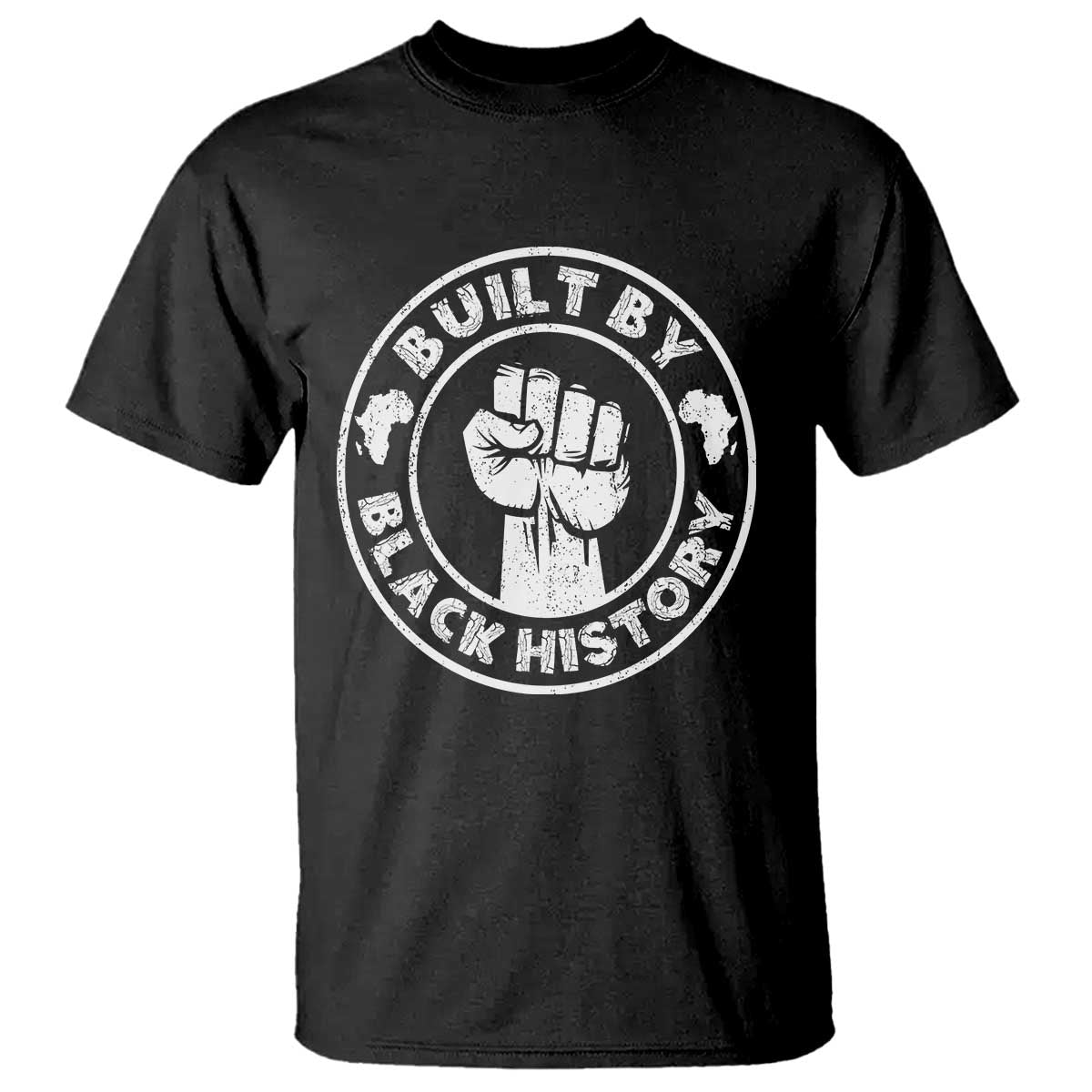 Built By Black History T Shirt African American Pride