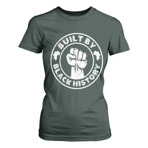 Built By Black History T Shirt For Women African American Pride