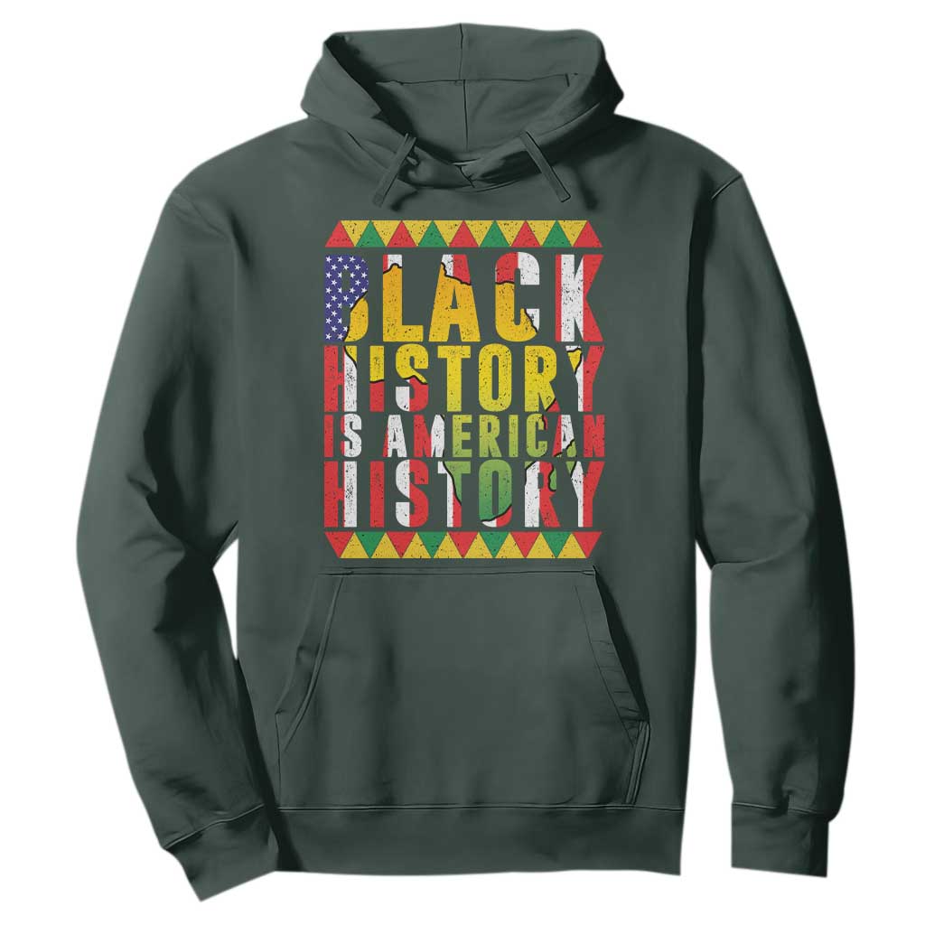 Black History is American History Hoodie Patriotic African Pride