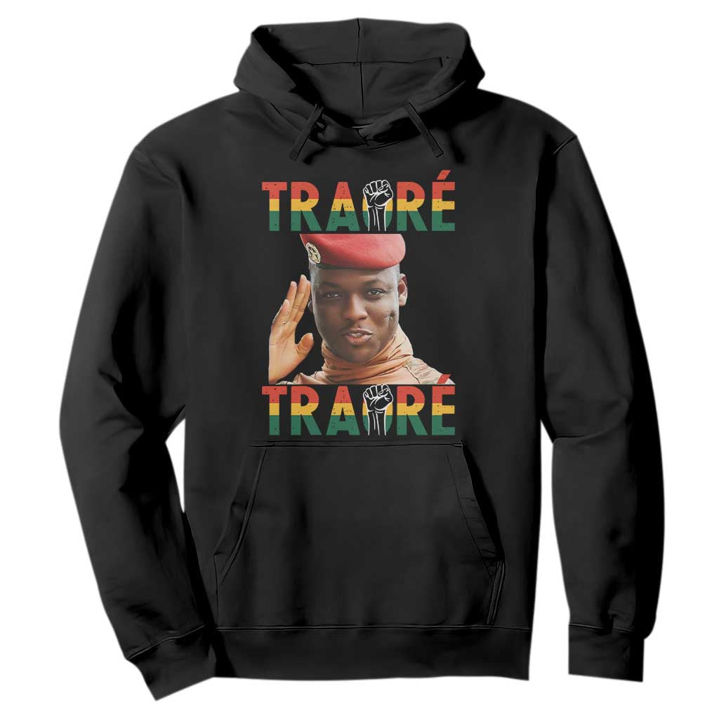 Traoré 2025 Revolution Hoodie Burkina Faso President