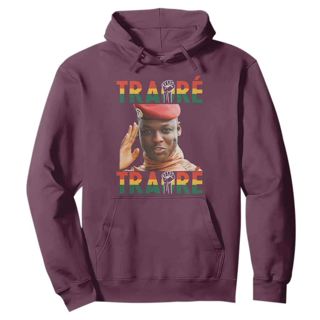 Traoré 2025 Revolution Hoodie Burkina Faso President