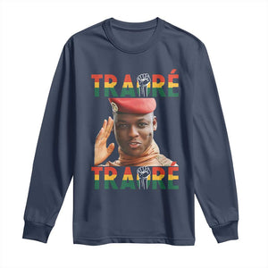 Traoré 2025 Revolution Long Sleeve Shirt Burkina Faso President
