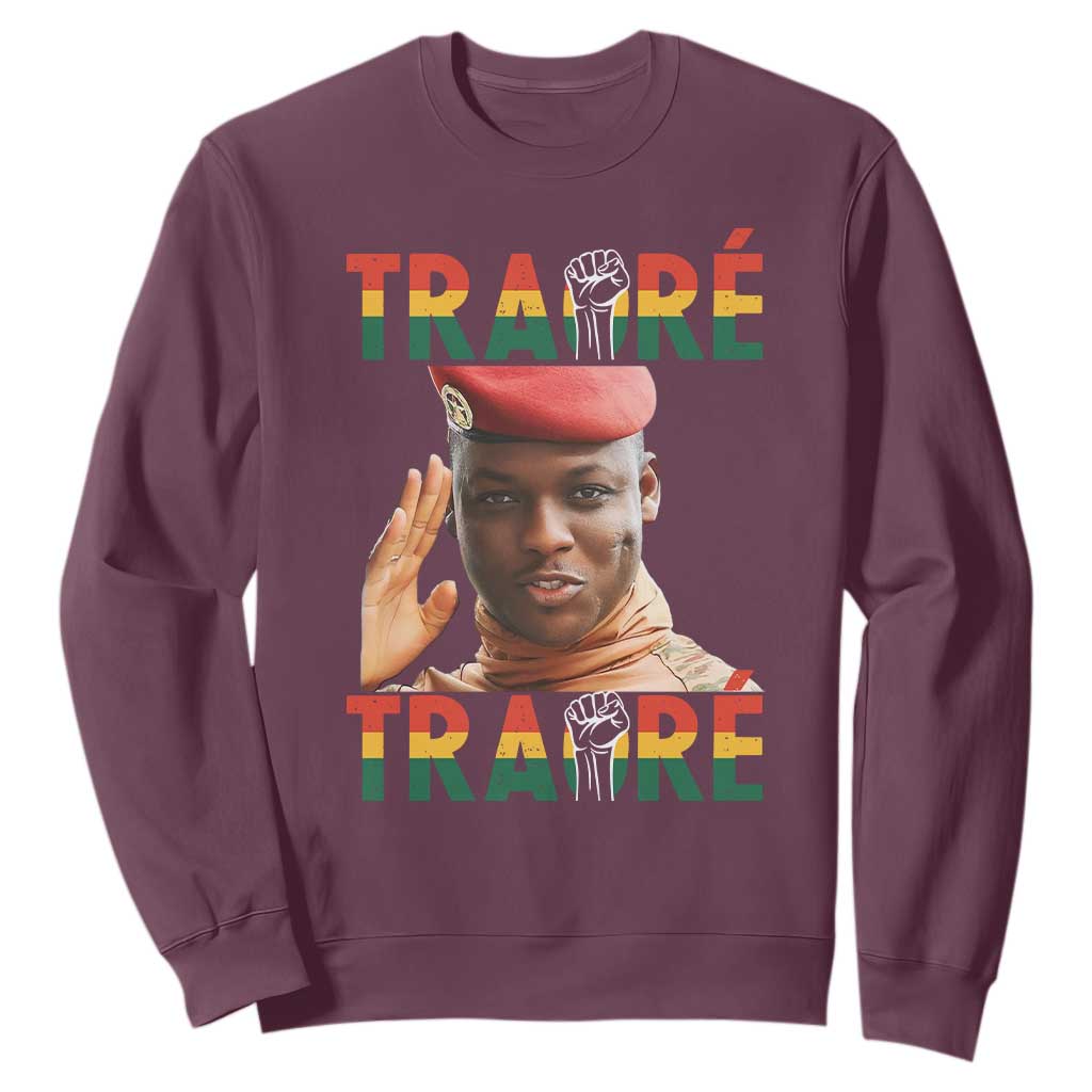 Traoré 2025 Revolution Sweatshirt Burkina Faso President