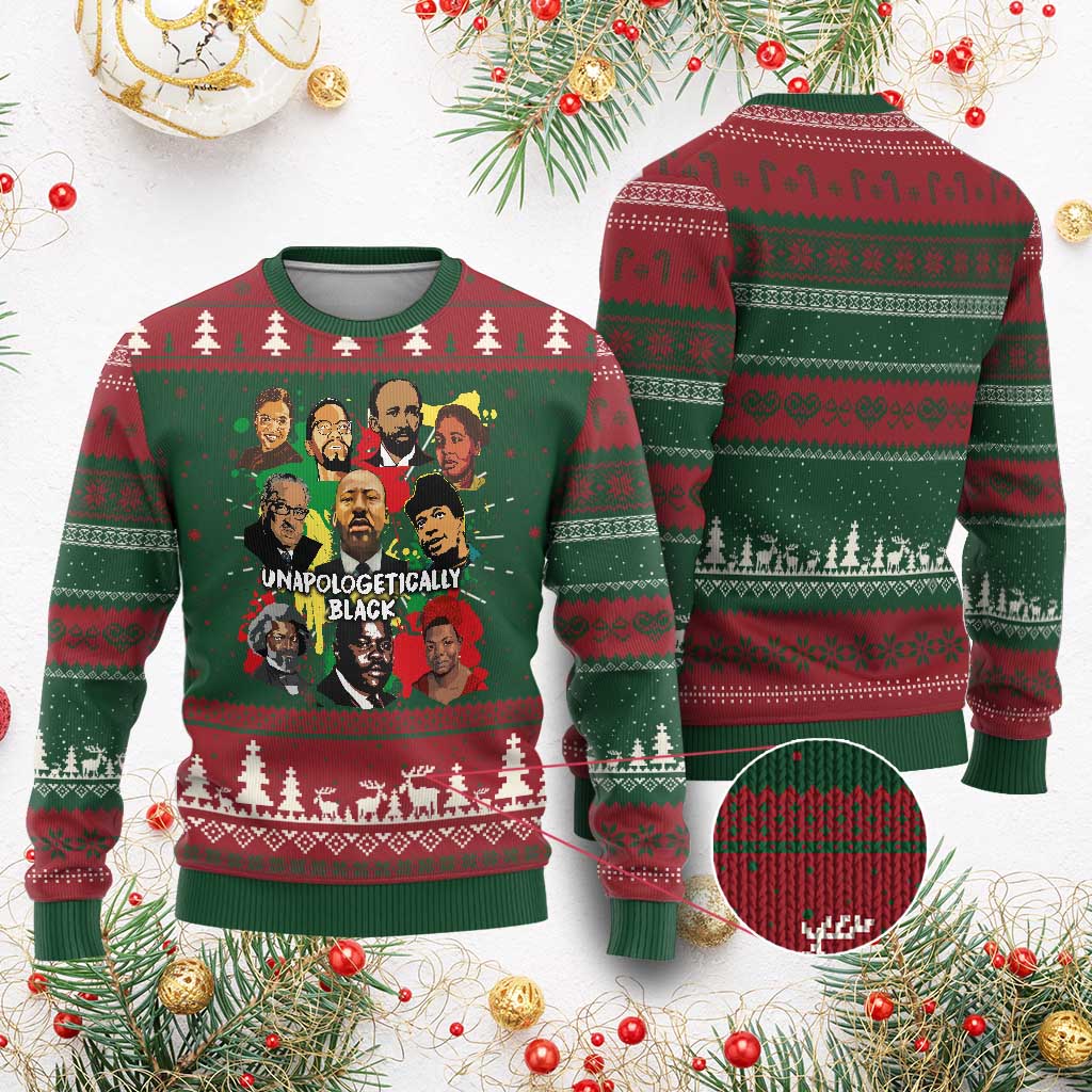 Civil Rights Leaders Knit Sweatshirt Unapologetically Dope Black Inspiration