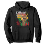 Black History Month Hoodie Freedom Is Never Given It Is Won Equal Rights Raised Fist