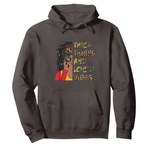 Black Locs Girl Hoodie Thick Thighs And Locd Vibes African Melanin Women