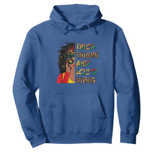 Black Locs Girl Hoodie Thick Thighs And Locd Vibes African Melanin Women