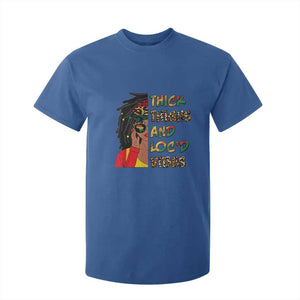 Black Locs Girl T Shirt For Kid Thick Thighs And Locd Vibes African Melanin Women