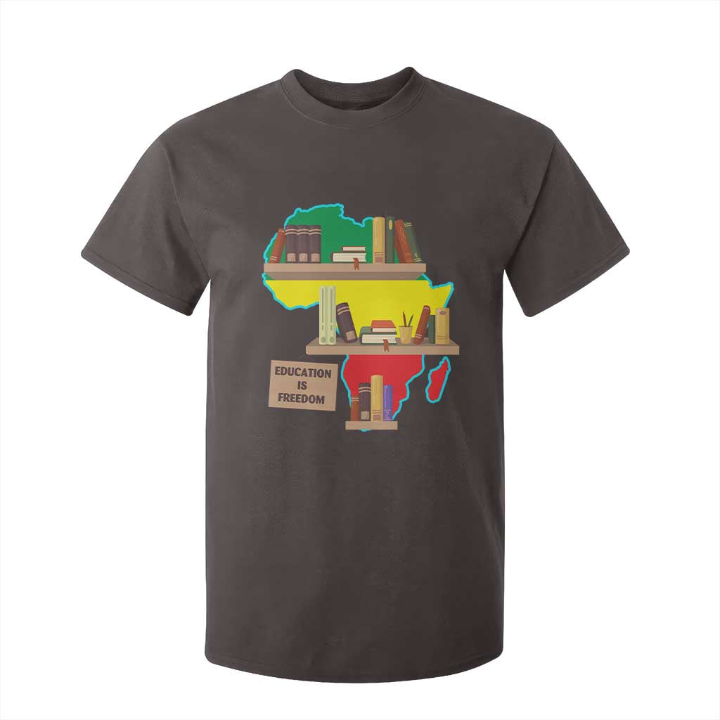 Education Is Freedom T Shirt For Kid Teach Black History Educated African American