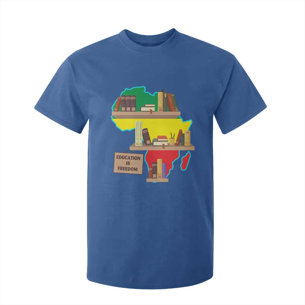 Education Is Freedom T Shirt For Kid Teach Black History Educated African American