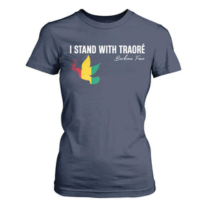 I Stand With Traoré T Shirt For Women Burkina Faso Peace Dove