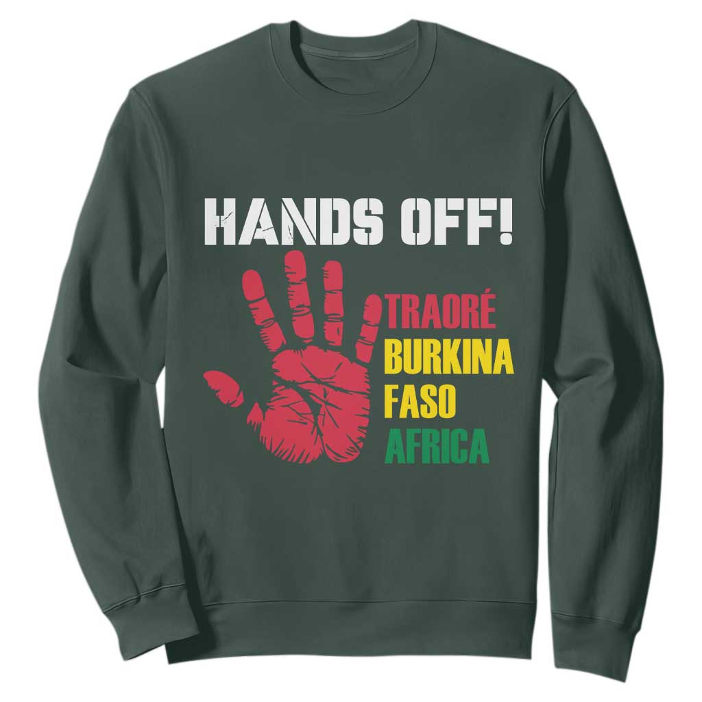 Hands Off Traoré Burkina Faso Africa Sweatshirt Liberation