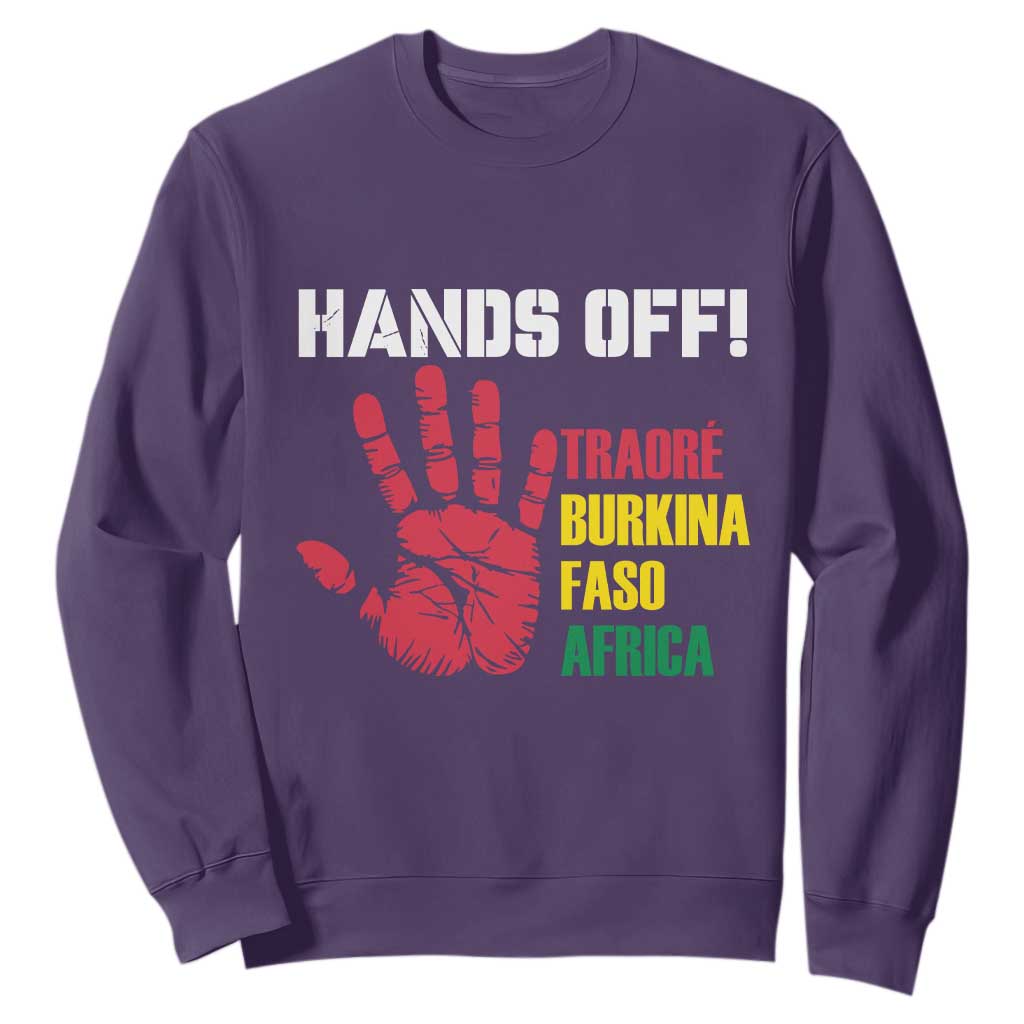 Hands Off Traoré Burkina Faso Africa Sweatshirt Liberation