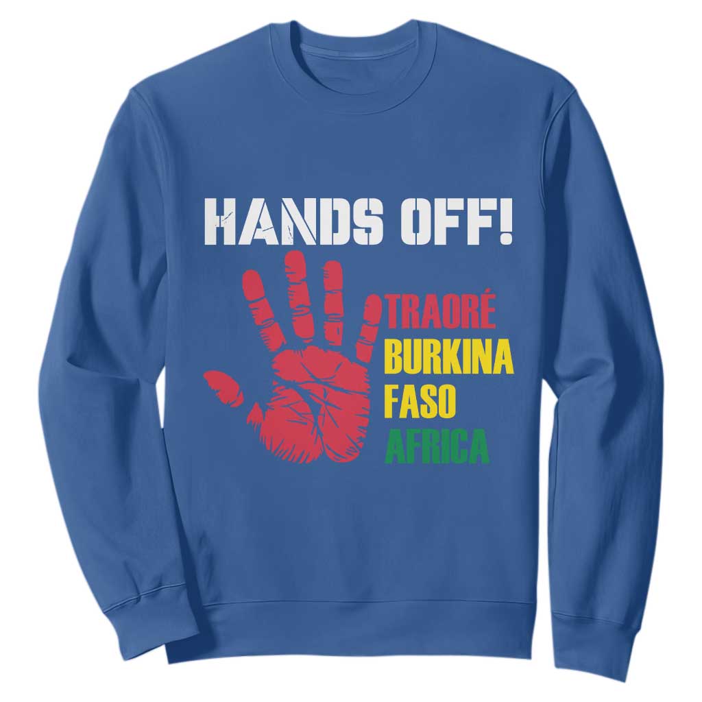 Hands Off Traoré Burkina Faso Africa Sweatshirt Liberation