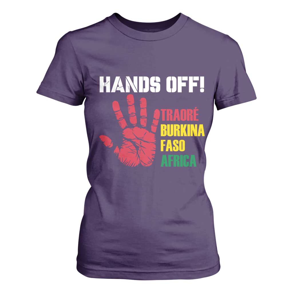 Hands Off Traoré Burkina Faso Africa T Shirt For Women Liberation