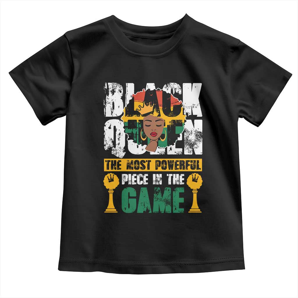 Black Queen Baby Shirt The Most Powerful Piece In The Game Afro Melanin