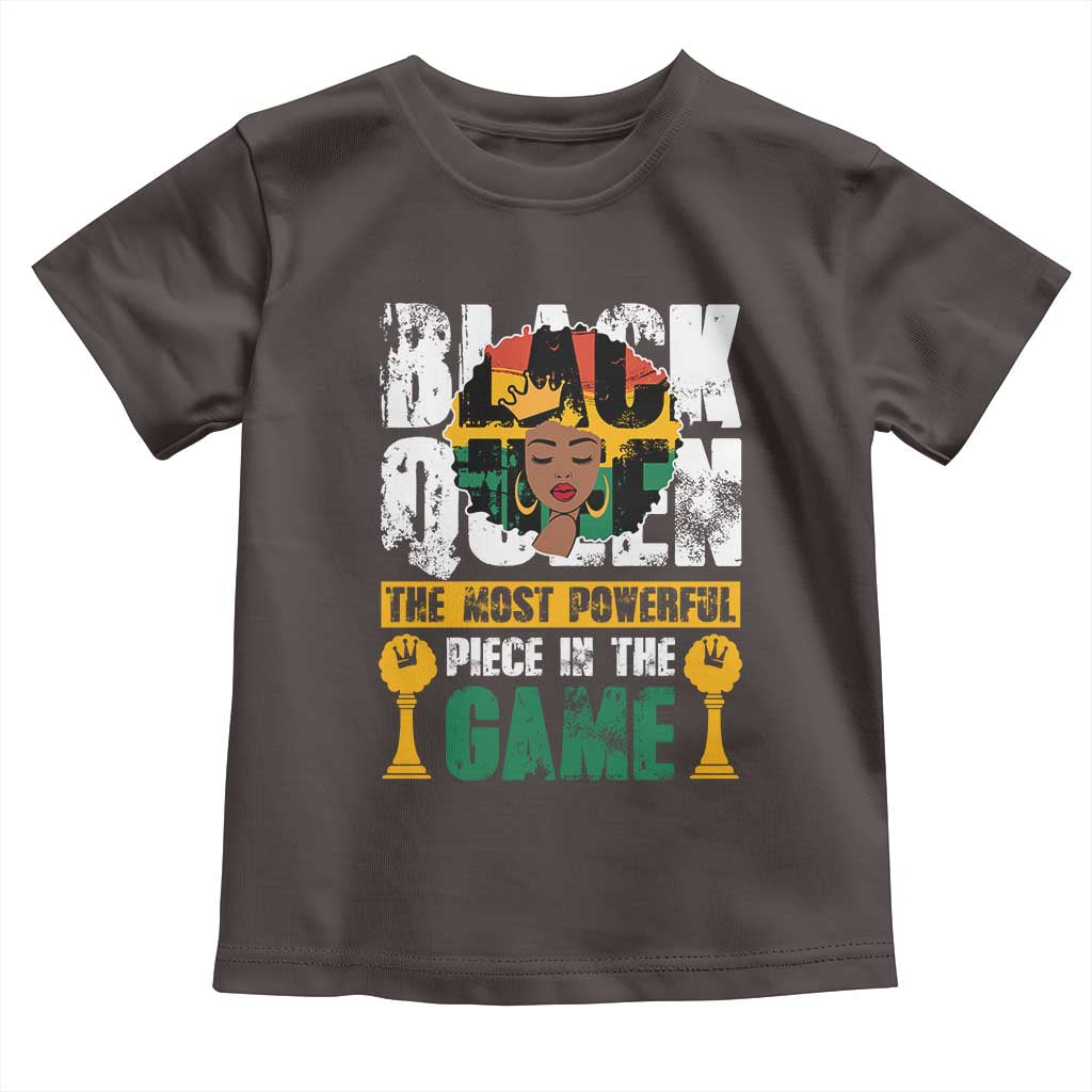 Black Queen Baby Shirt The Most Powerful Piece In The Game Afro Melanin