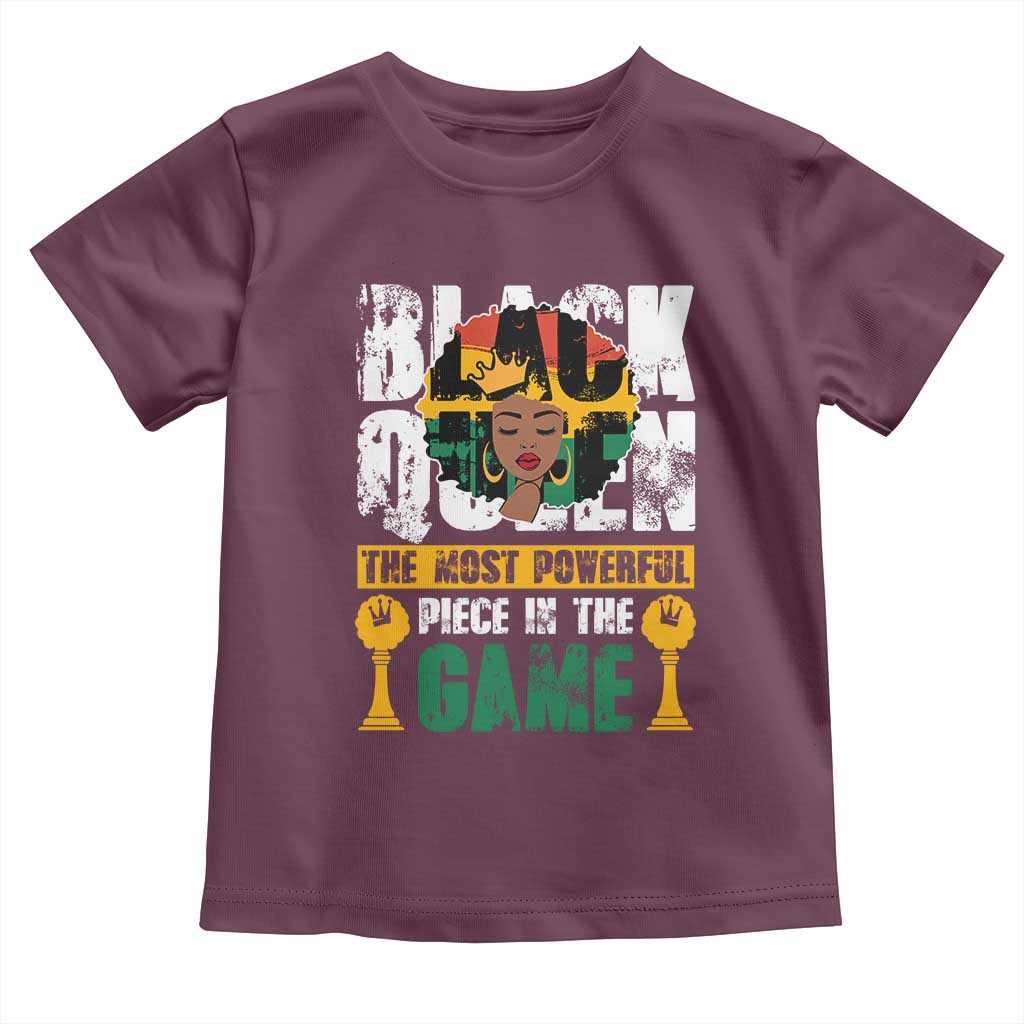 Black Queen Baby Shirt The Most Powerful Piece In The Game Afro Melanin