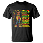 I Am Black Child Locd Girl T Shirt African Pride Black History Month