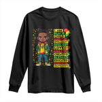 I Am Black Child Locd Boy Long Sleeve Shirt African Pride Black History Month