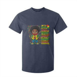 I Am Black Child Afro Boy T Shirt For Kid African American Pride Black History Month