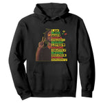 I Am Black Man With Locd Hoodie Cool African Pride Black History Month
